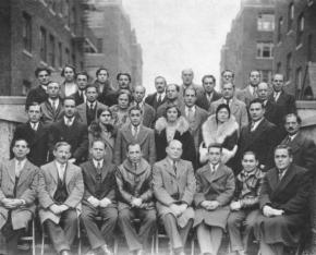 Some of the founders of the United Workers Cooperative Colony in 1926