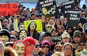 People gathered in Steubenville, Ohio, to demand justice for Jane Doe